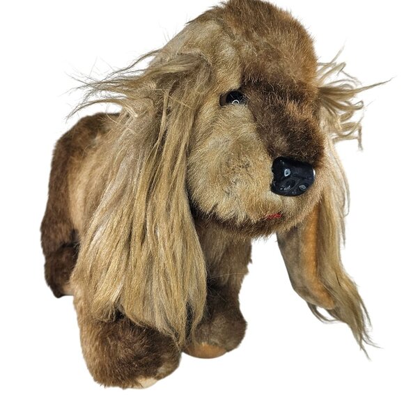 Vintage Plush Cocker Spaniel Dog Stuffed Animal Toy - Picture 1 of 12